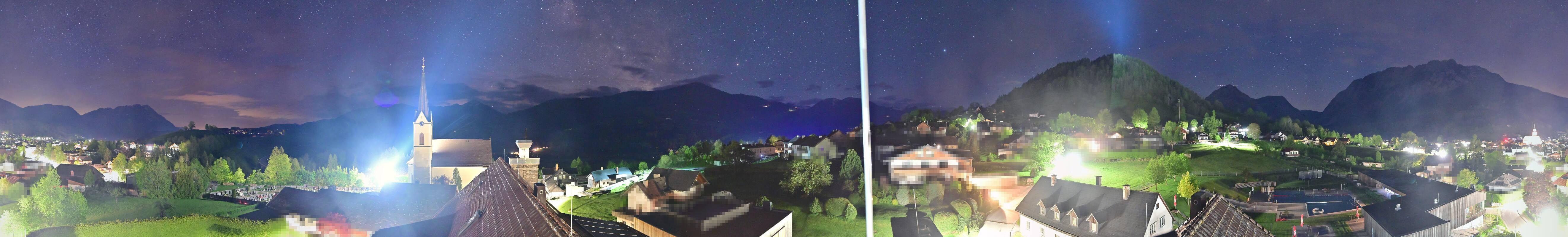 Archiv Foto Webcam Gröbming: Kirche und Panoramabad