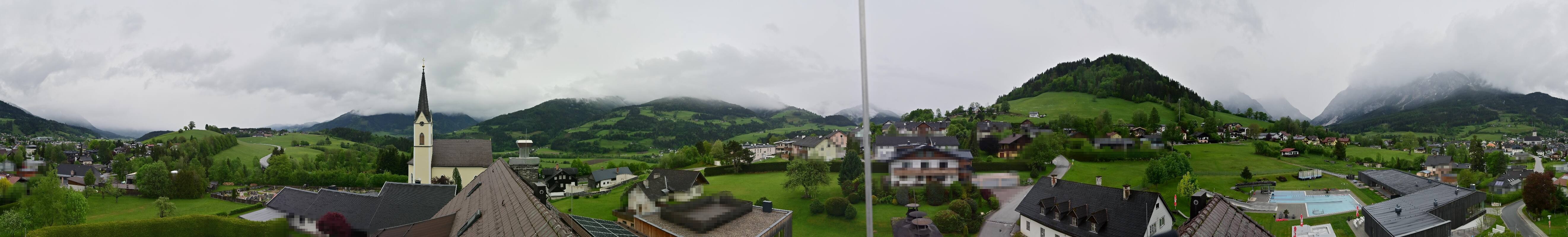 Archived image Webcam Gröbming - Panorama Pool