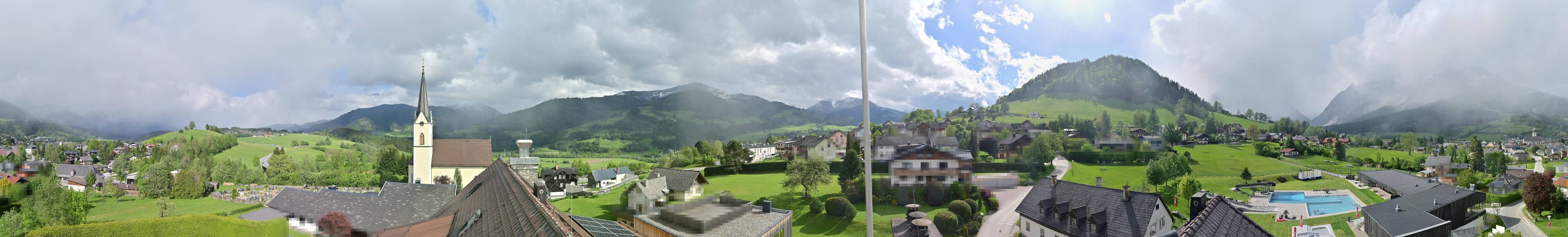 Archived image Webcam Gröbming - Panorama Pool