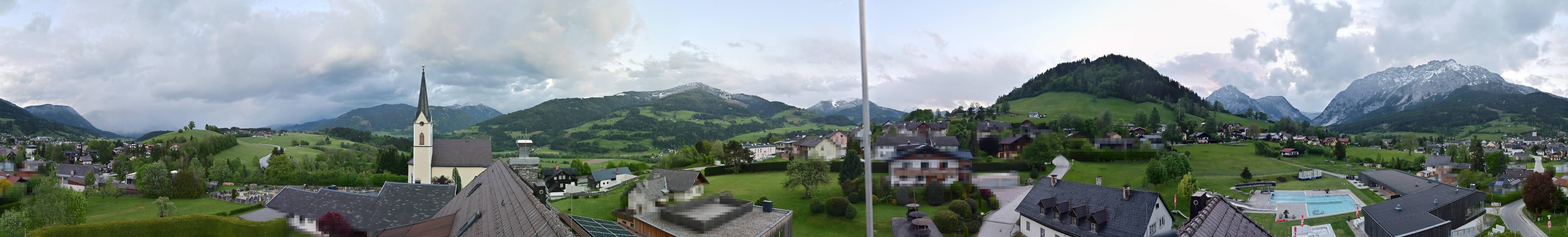 Archived image Webcam Gröbming - Panorama Pool