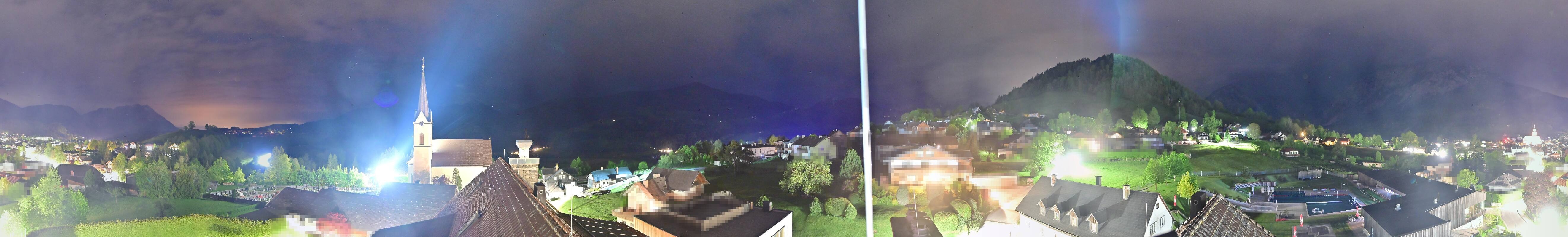 Archiv Foto Webcam Gröbming: Kirche und Panoramabad