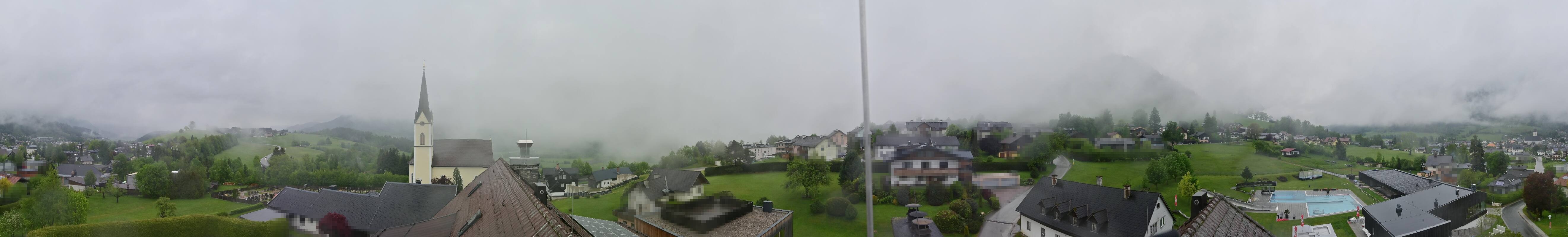 Archiv Foto Webcam Gröbming: Kirche und Panoramabad