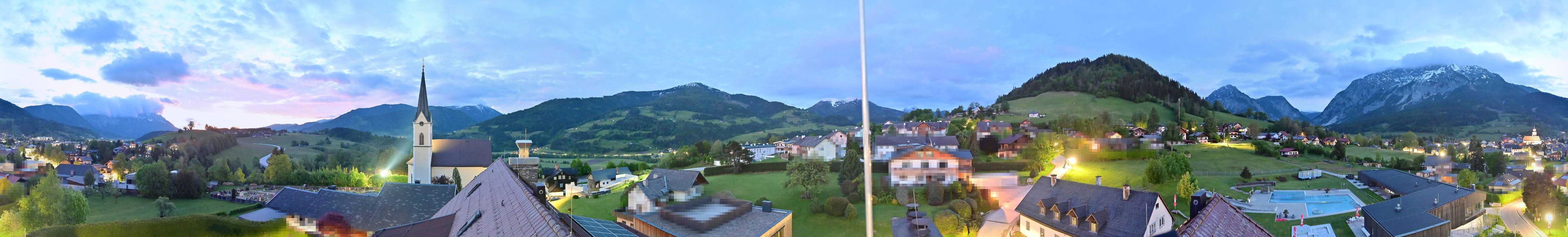 Archived image Webcam Gröbming - Panorama Pool