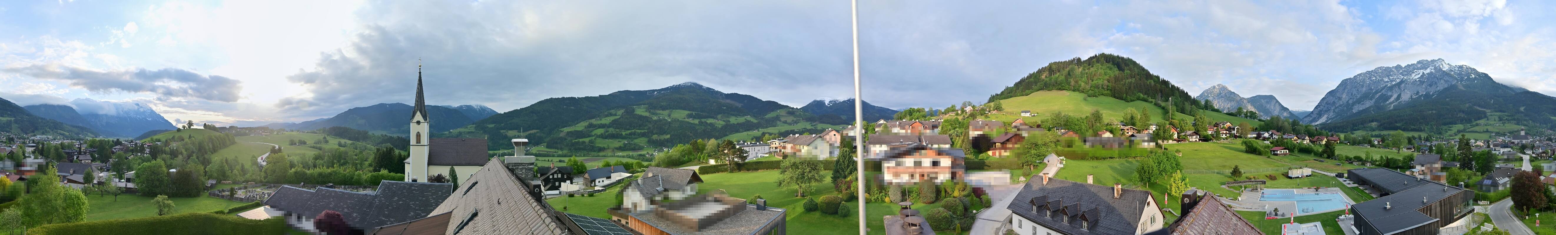 Archived image Webcam Gröbming - Panorama Pool