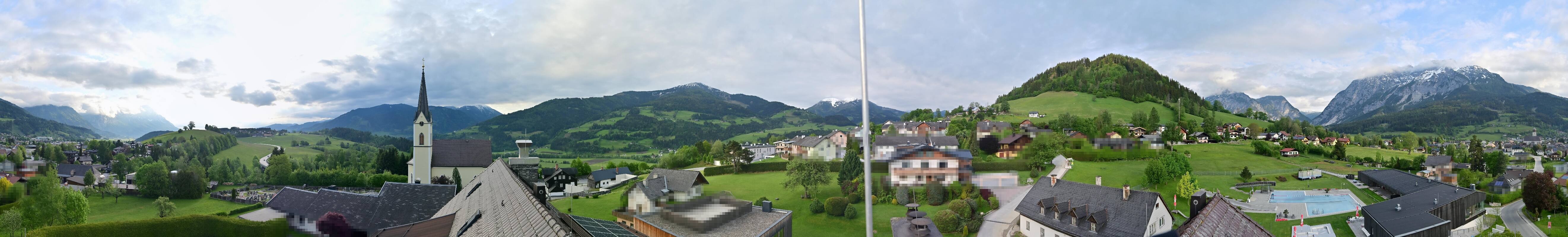 Archived image Webcam Gröbming - Panorama Pool