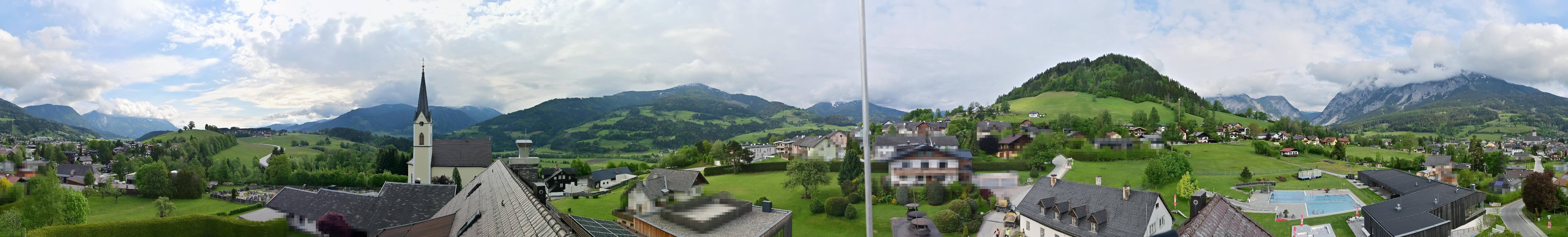 Archived image Webcam Gröbming - Panorama Pool