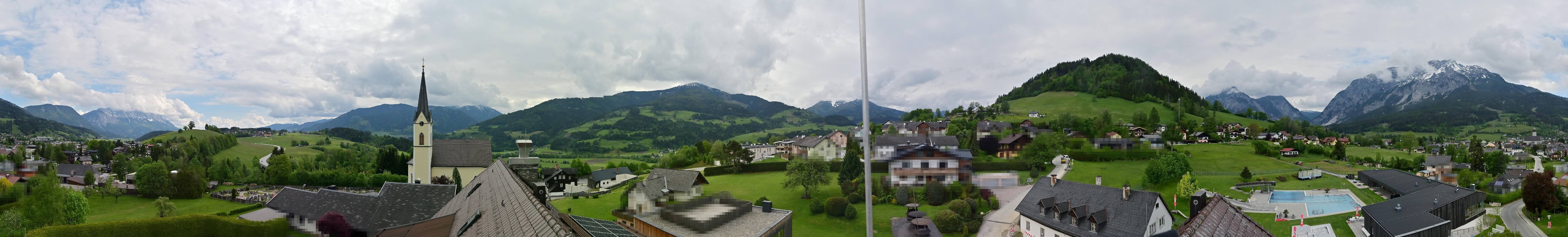 Archived image Webcam Gröbming - Panorama Pool