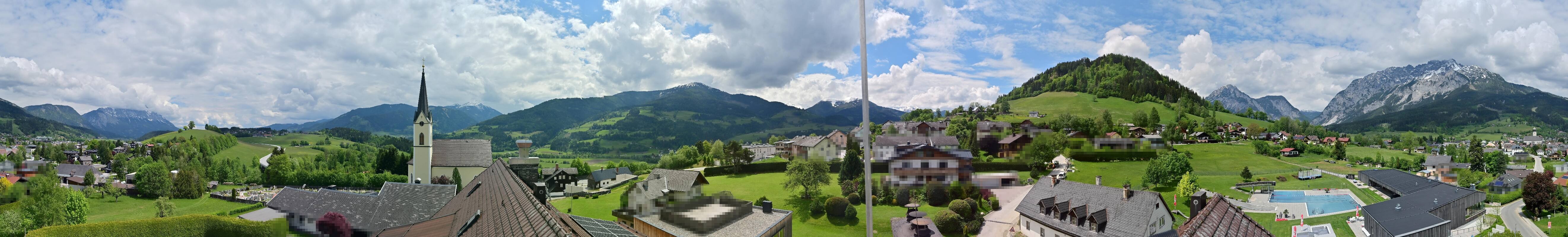 Archived image Webcam Gröbming - Panorama Pool