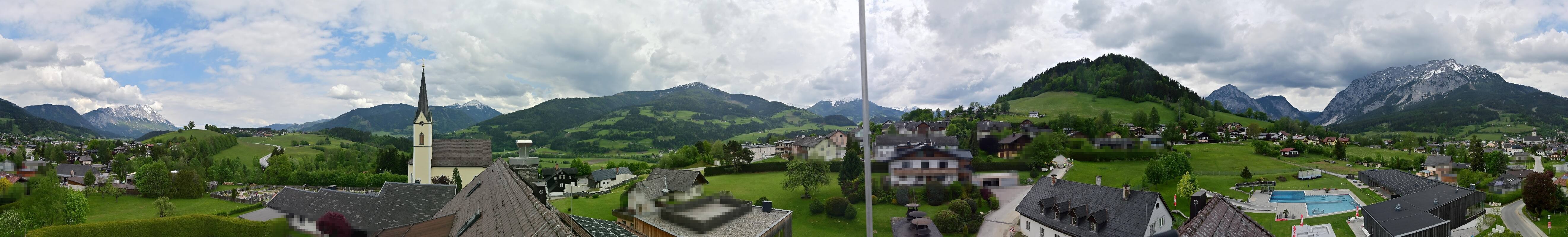 Archived image Webcam Gröbming - Panorama Pool