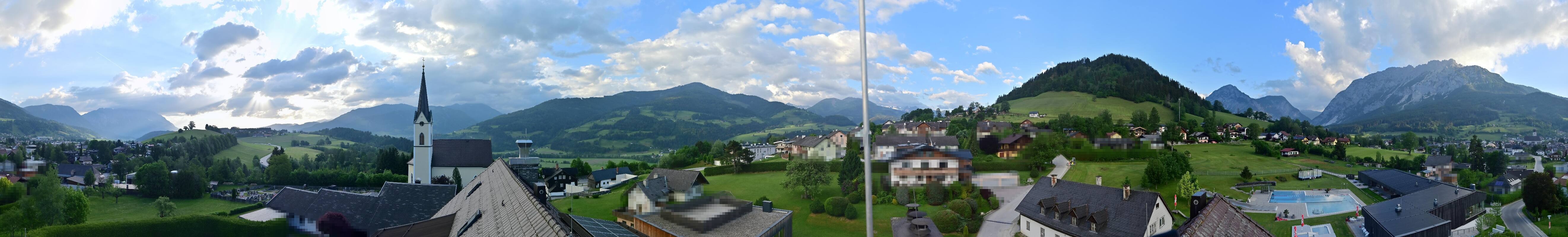 Archived image Webcam Gröbming - Panorama Pool