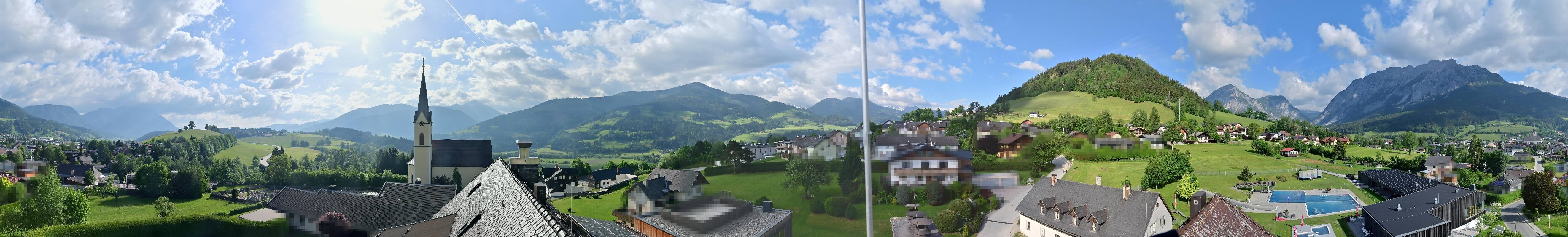 Archived image Webcam Gröbming - Panorama Pool
