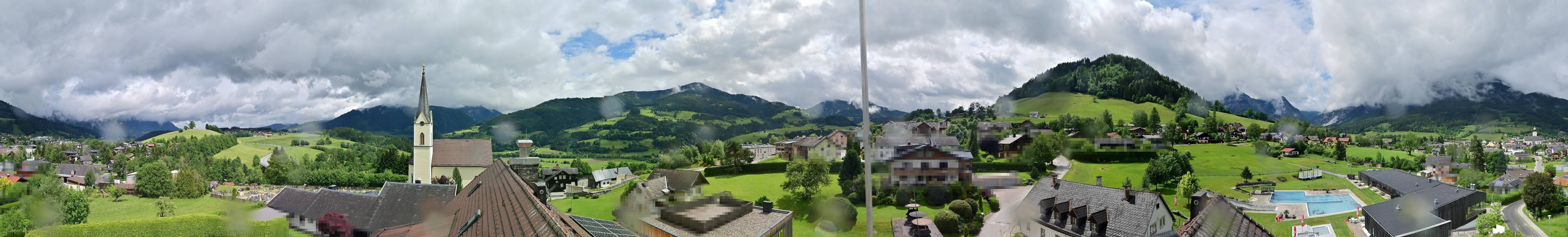 Archived image Webcam Gröbming - Panorama Pool