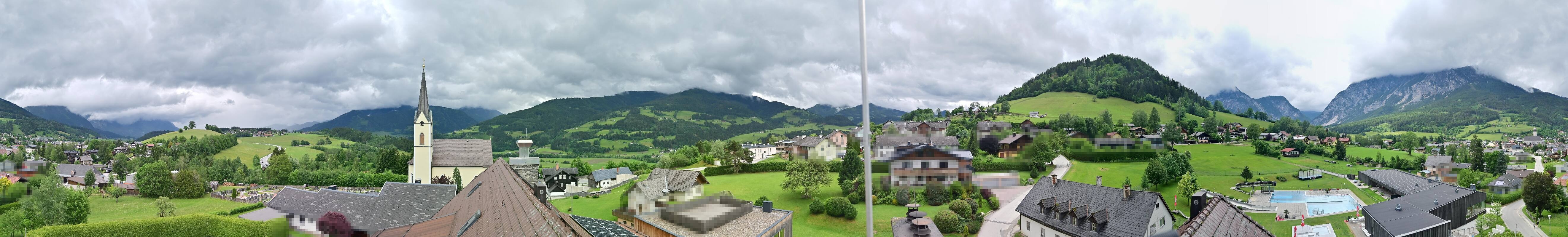 Archived image Webcam Gröbming - Panorama Pool