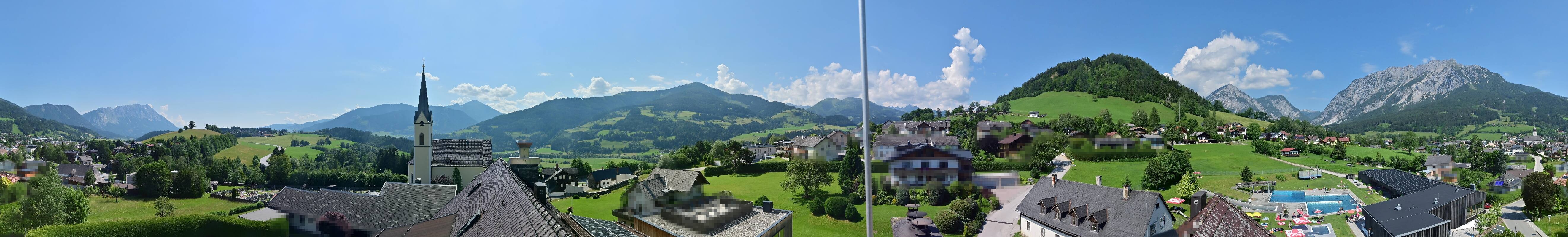 Archived image Webcam Gröbming - Panorama Pool