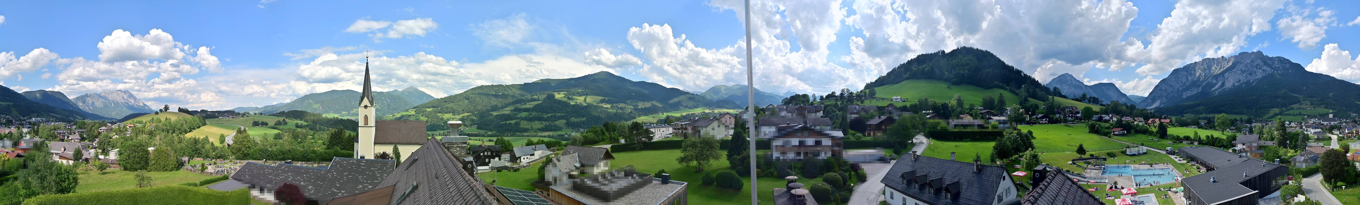 Archived image Webcam Gröbming - Panorama Pool