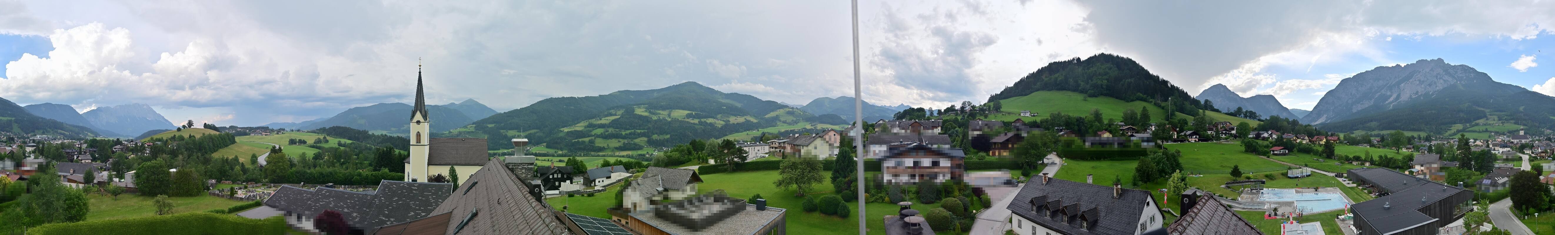 Archived image Webcam Gröbming - Panorama Pool