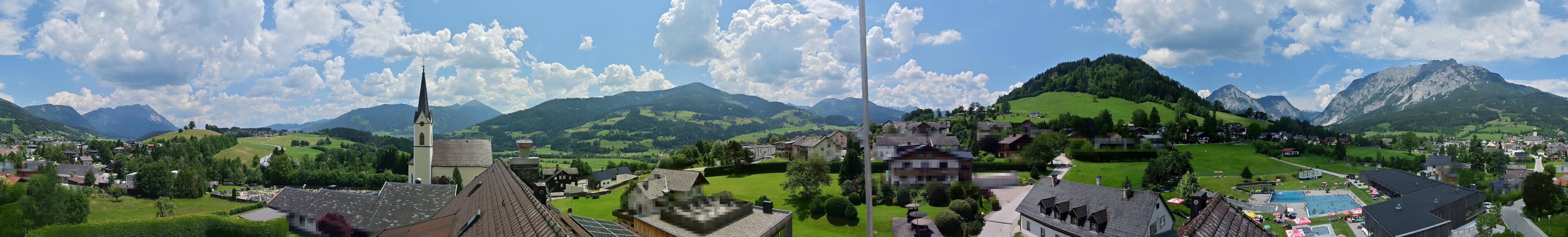 Archived image Webcam Gröbming - Panorama Pool