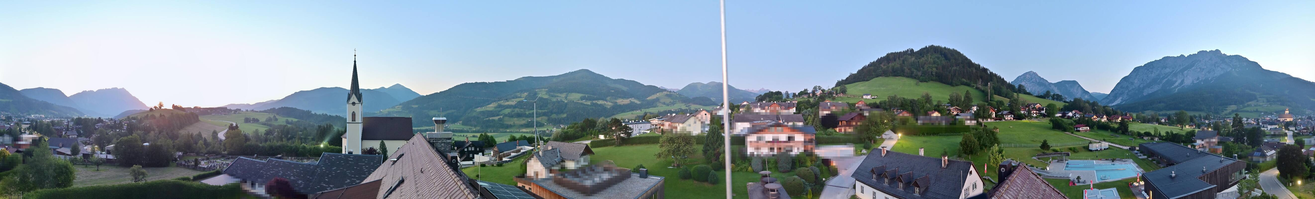 Archived image Webcam Gröbming - Panorama Pool
