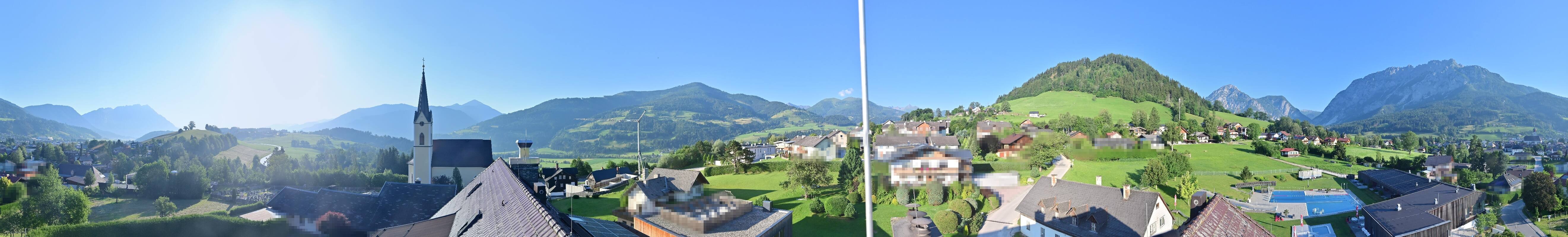 Archived image Webcam Gröbming - Panorama Pool