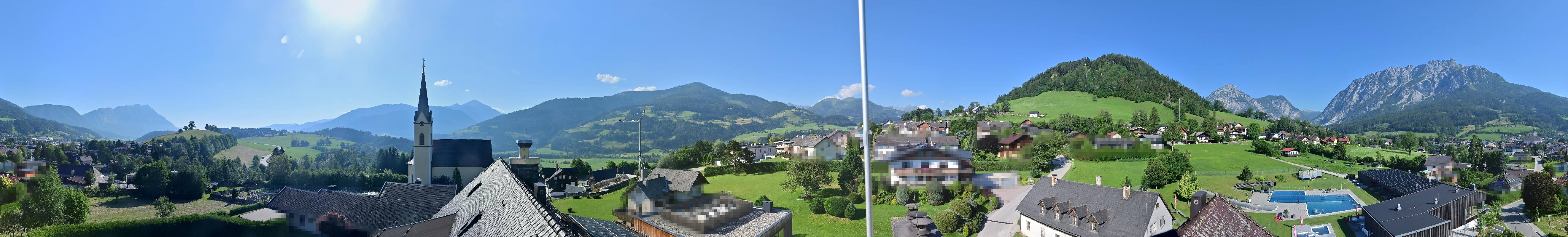Archived image Webcam Gröbming - Panorama Pool