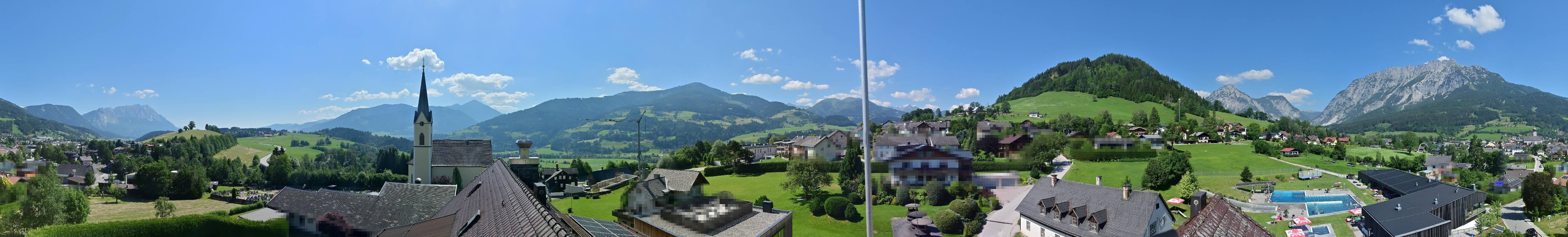 Archived image Webcam Gröbming - Panorama Pool