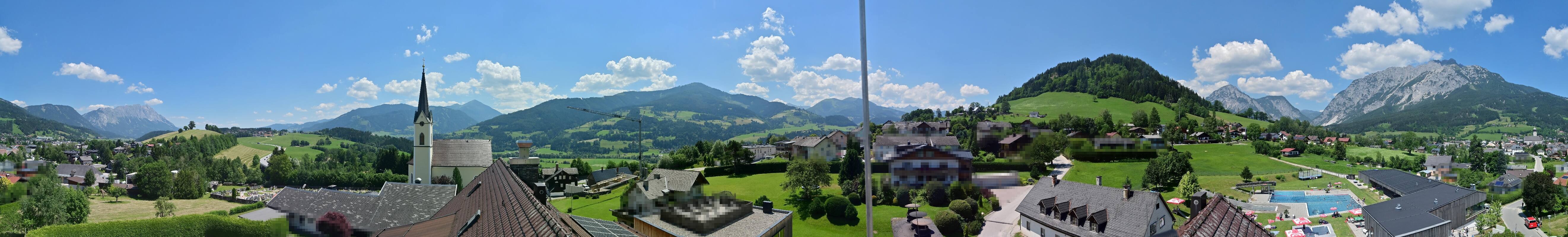 Archived image Webcam Gröbming - Panorama Pool