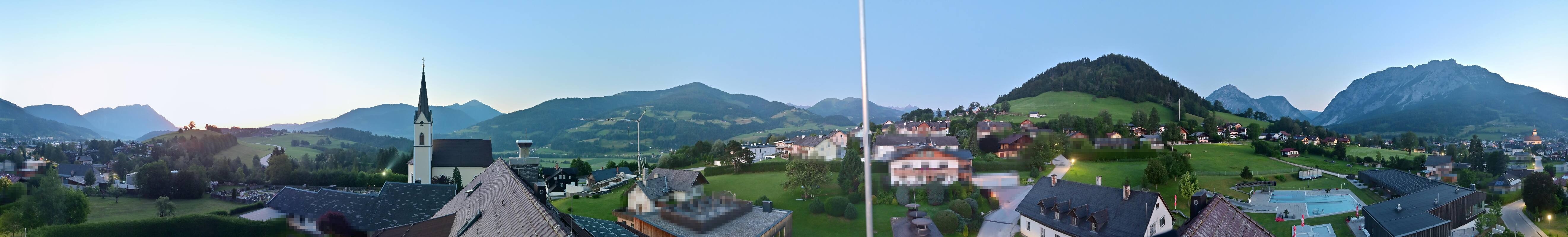 Archived image Webcam Gröbming - Panorama Pool