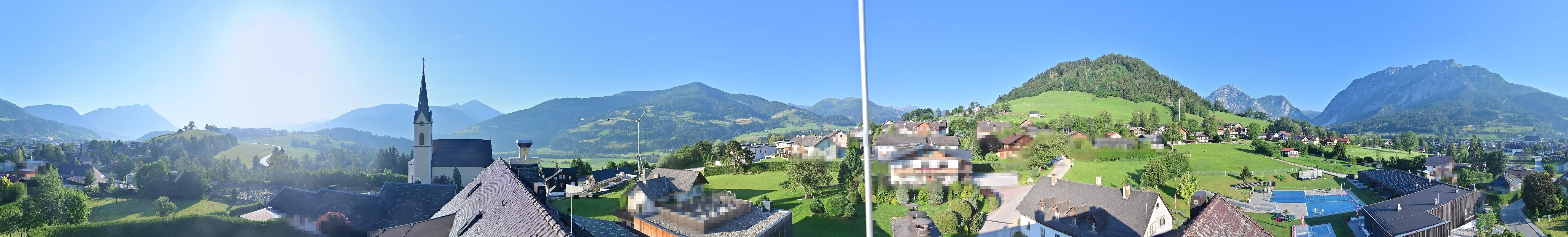 Archived image Webcam Gröbming - Panorama Pool