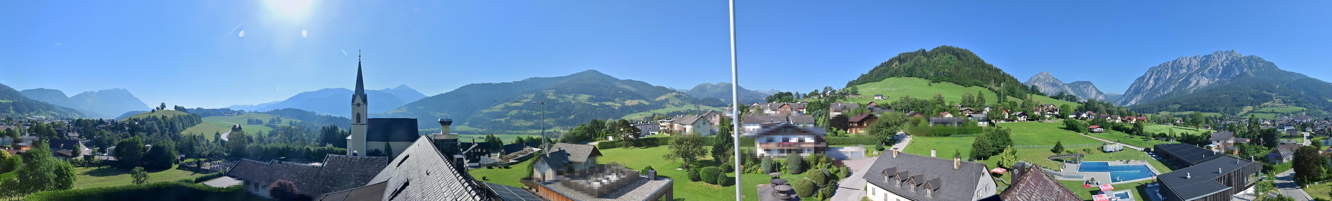Archived image Webcam Gröbming - Panorama Pool