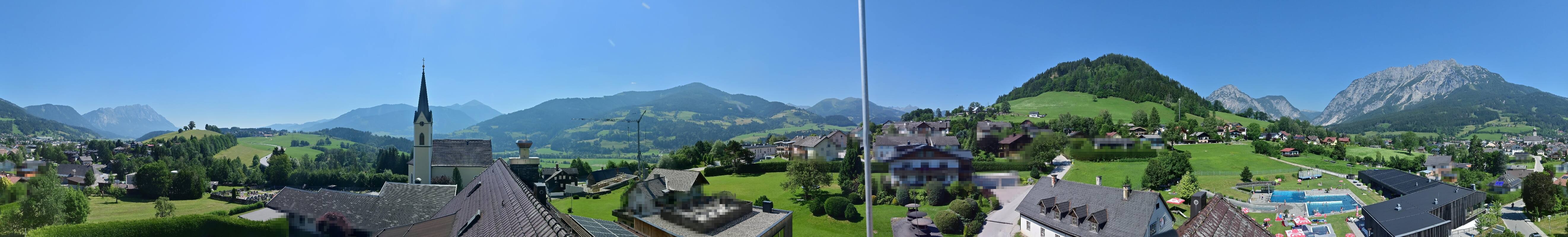 Archived image Webcam Gröbming - Panorama Pool