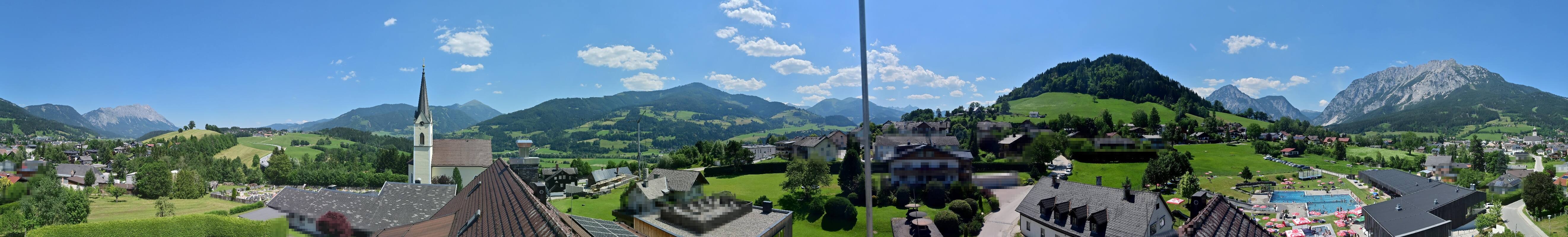 Archived image Webcam Gröbming - Panorama Pool