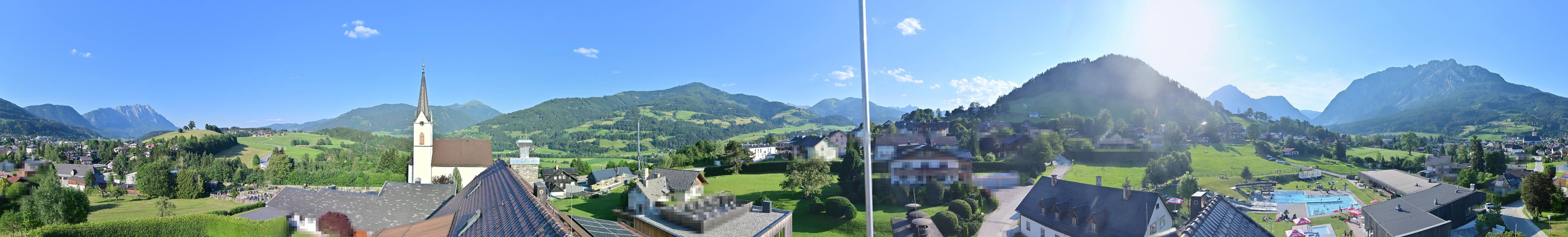 Archived image Webcam Gröbming - Panorama Pool
