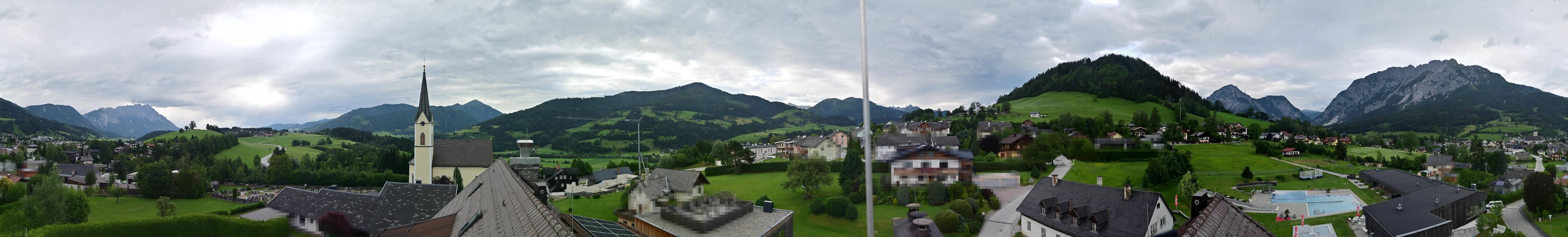 Archived image Webcam Gröbming - Panorama Pool