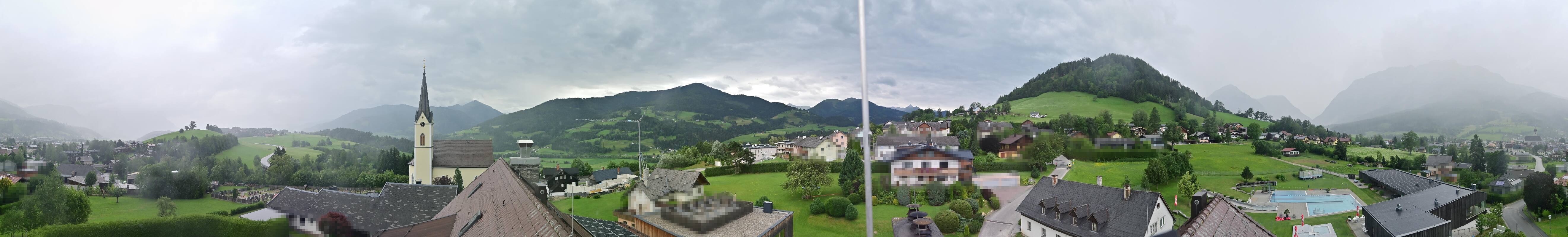 Archived image Webcam Gröbming - Panorama Pool
