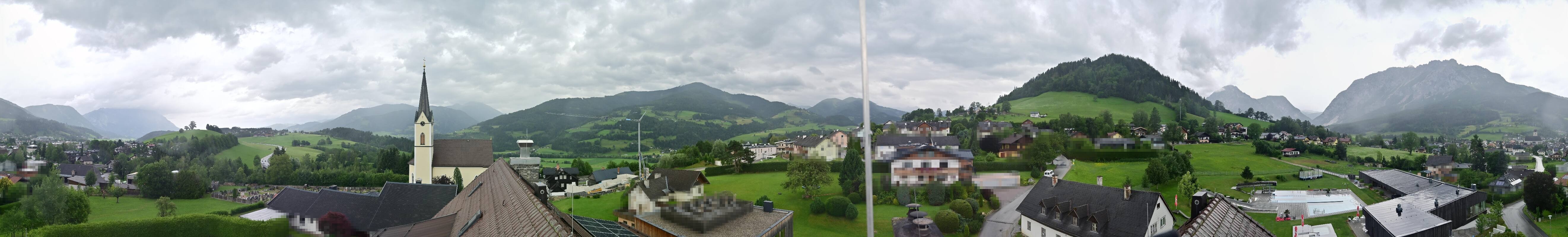 Archived image Webcam Gröbming - Panorama Pool