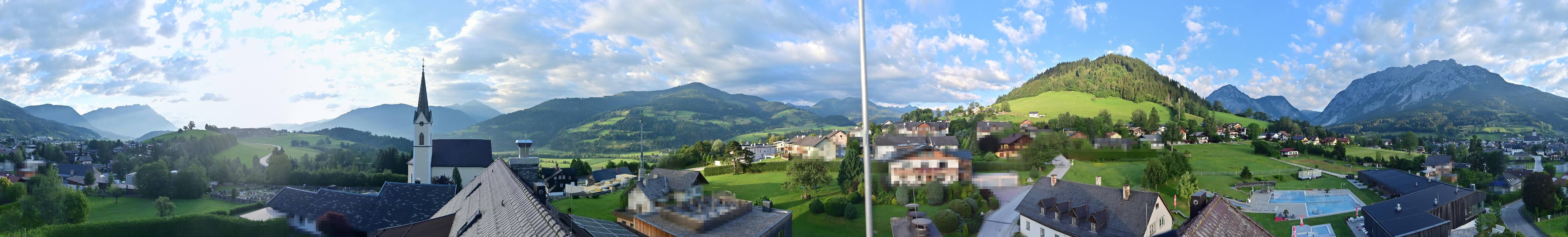 Archived image Webcam Gröbming - Panorama Pool