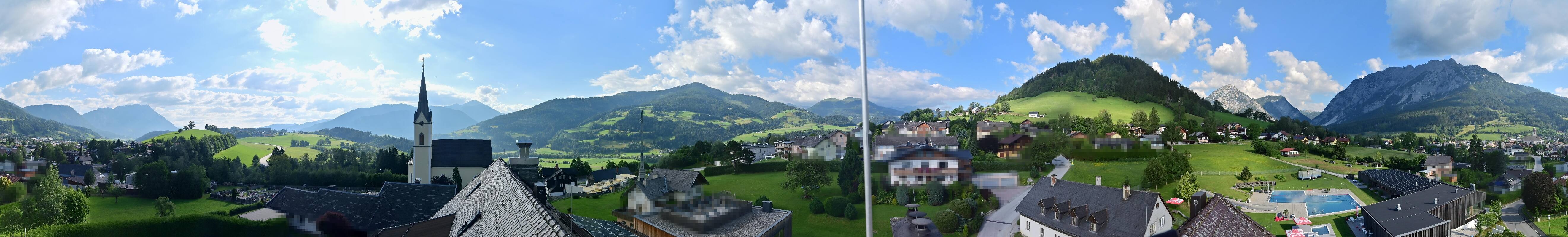 Archived image Webcam Gröbming - Panorama Pool