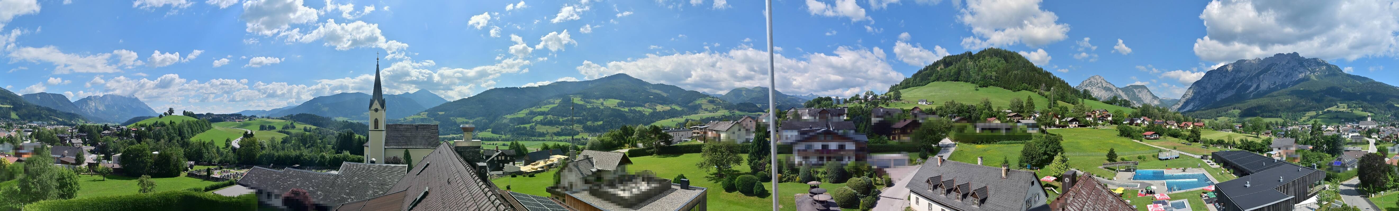 Archived image Webcam Gröbming - Panorama Pool