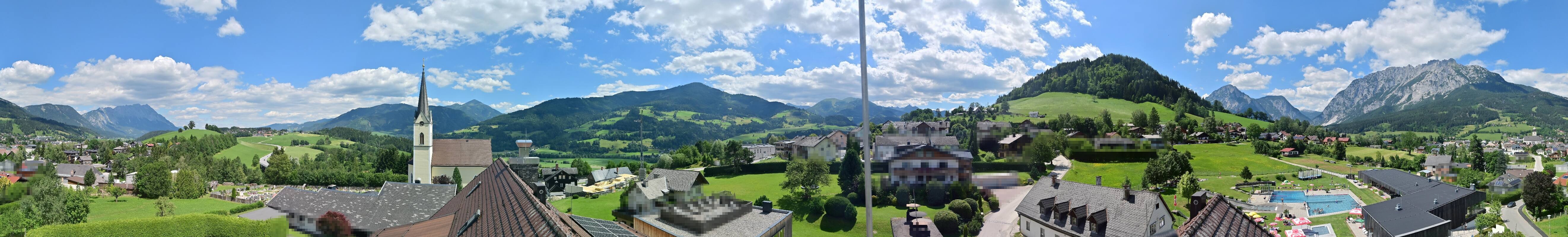 Archived image Webcam Gröbming - Panorama Pool
