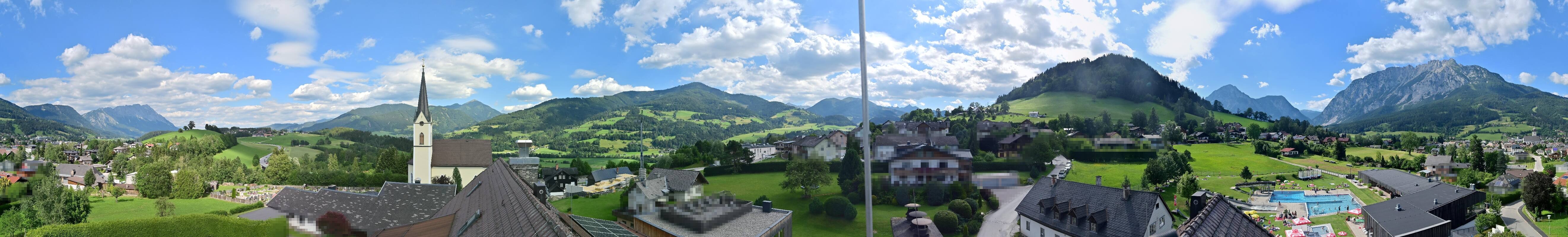 Archived image Webcam Gröbming - Panorama Pool