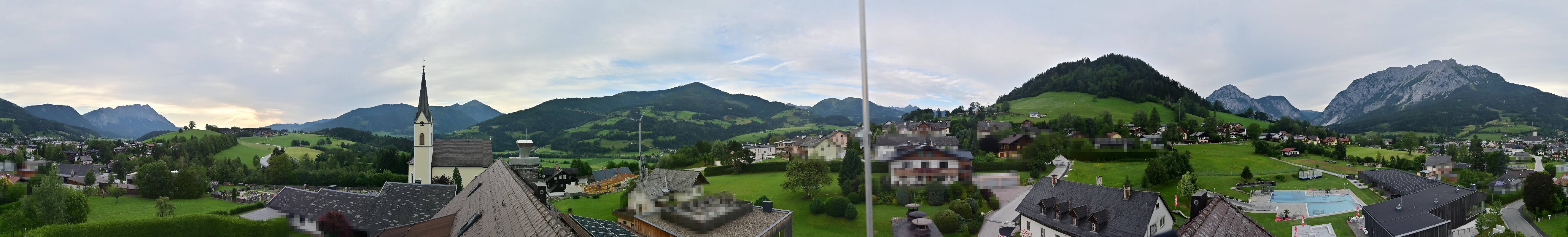 Archived image Webcam Gröbming - Panorama Pool