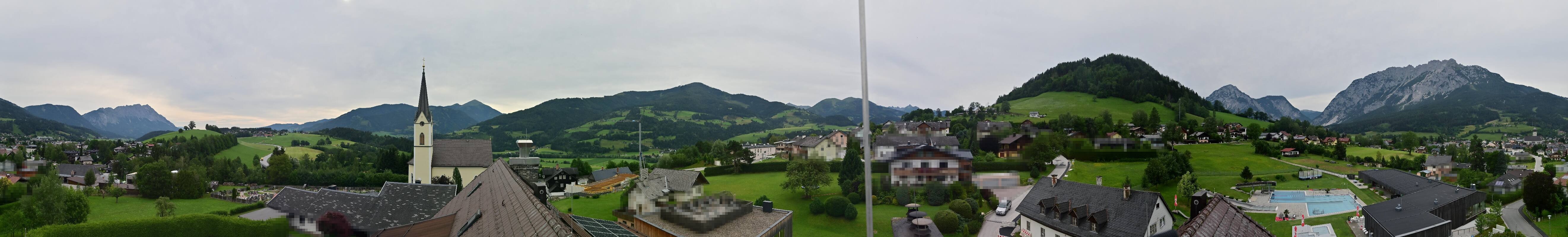 Archived image Webcam Gröbming - Panorama Pool