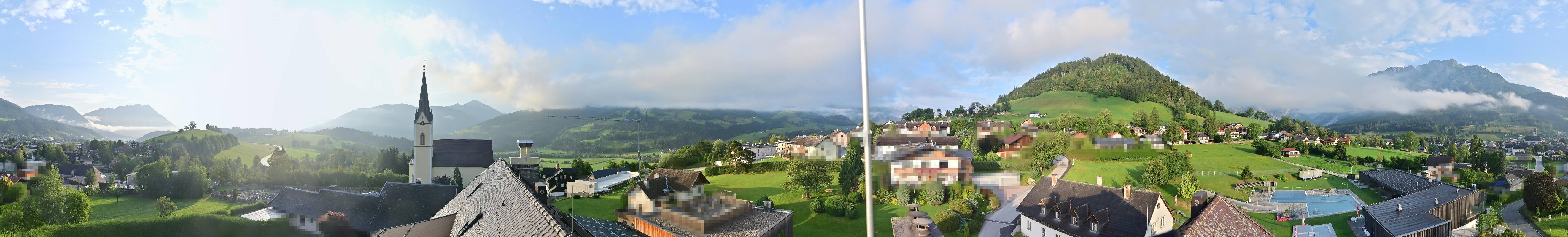 Archived image Webcam Gröbming - Panorama Pool