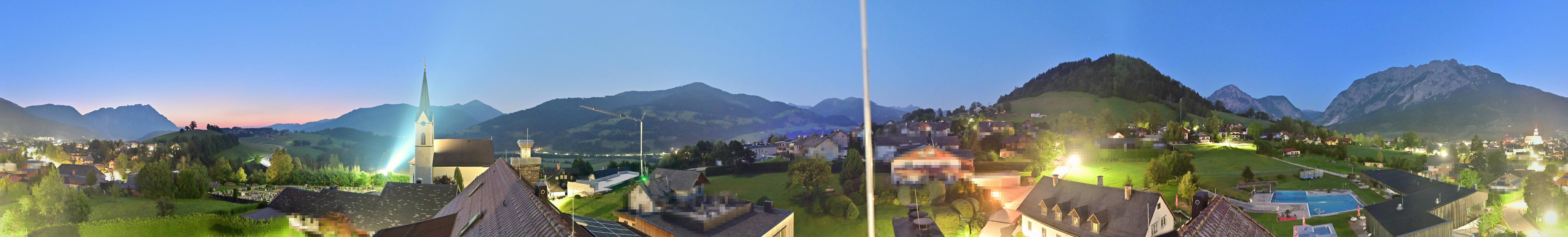 Archived image Webcam Gröbming - Panorama Pool