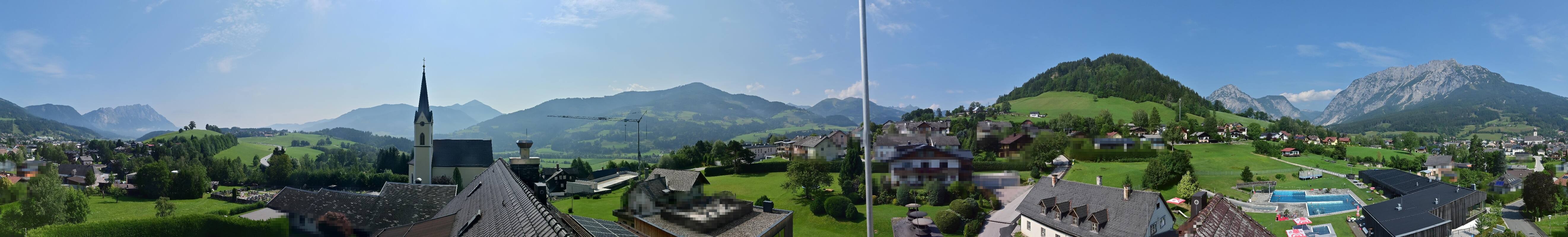 Archived image Webcam Gröbming - Panorama Pool