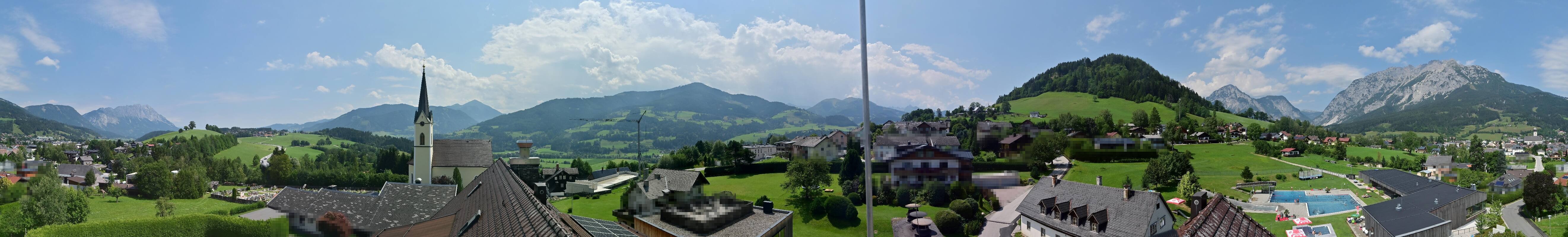 Archived image Webcam Gröbming - Panorama Pool