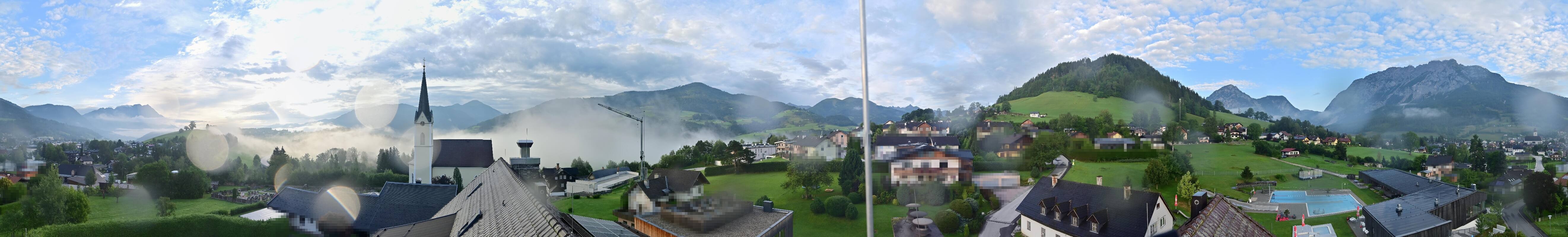 Archiv Foto Webcam Gröbming: Kirche und Panoramabad