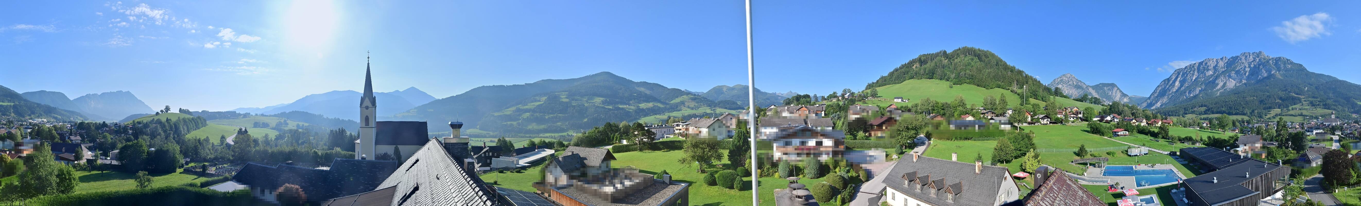 Archived image Webcam Gröbming - Panorama Pool