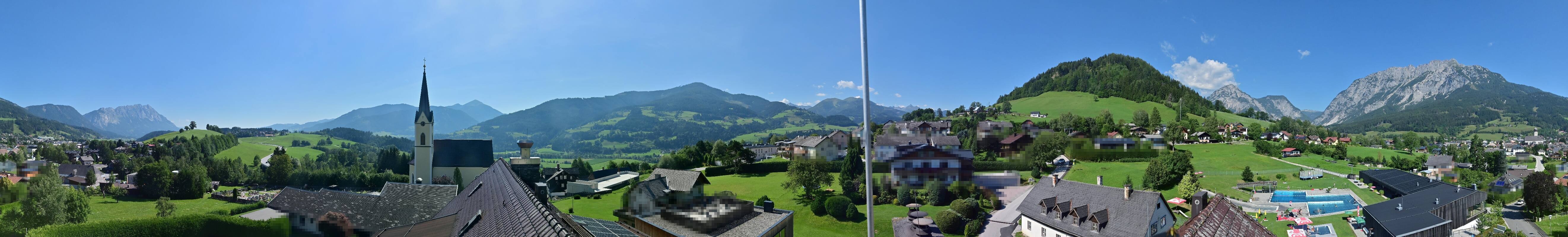 Archived image Webcam Gröbming - Panorama Pool