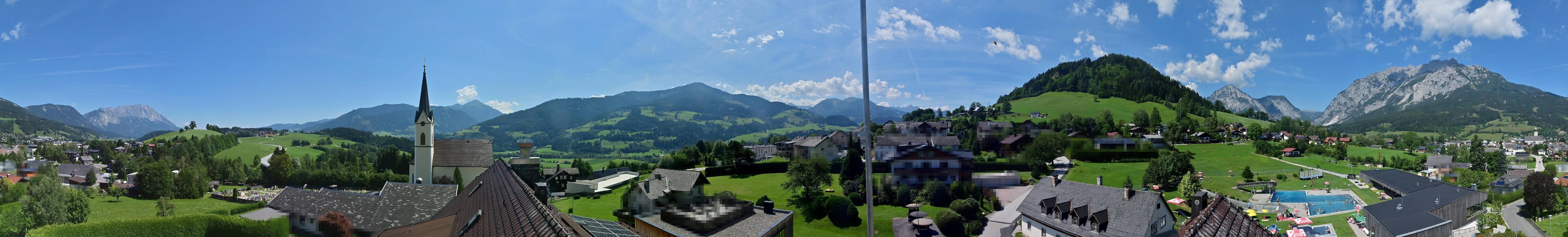 Archived image Webcam Gröbming - Panorama Pool